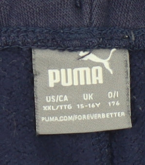 Puma Boys Blue Jogger Trousers XL