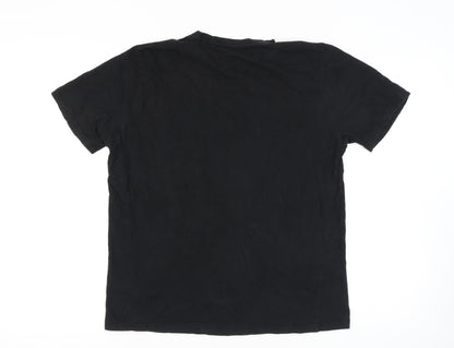 Nirvana Men's Black Short Sleeve Graphic Tee L