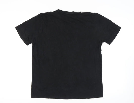 Nirvana Men's Black Short Sleeve Graphic Tee L