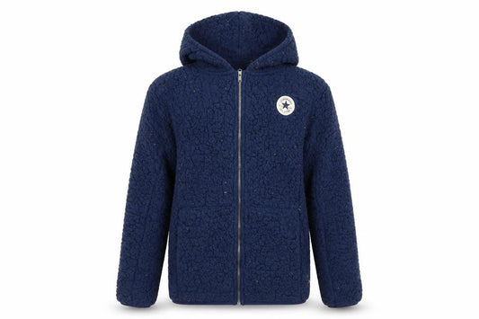 Converse Boys Blue Fleece Full Zip Hoodie XL
