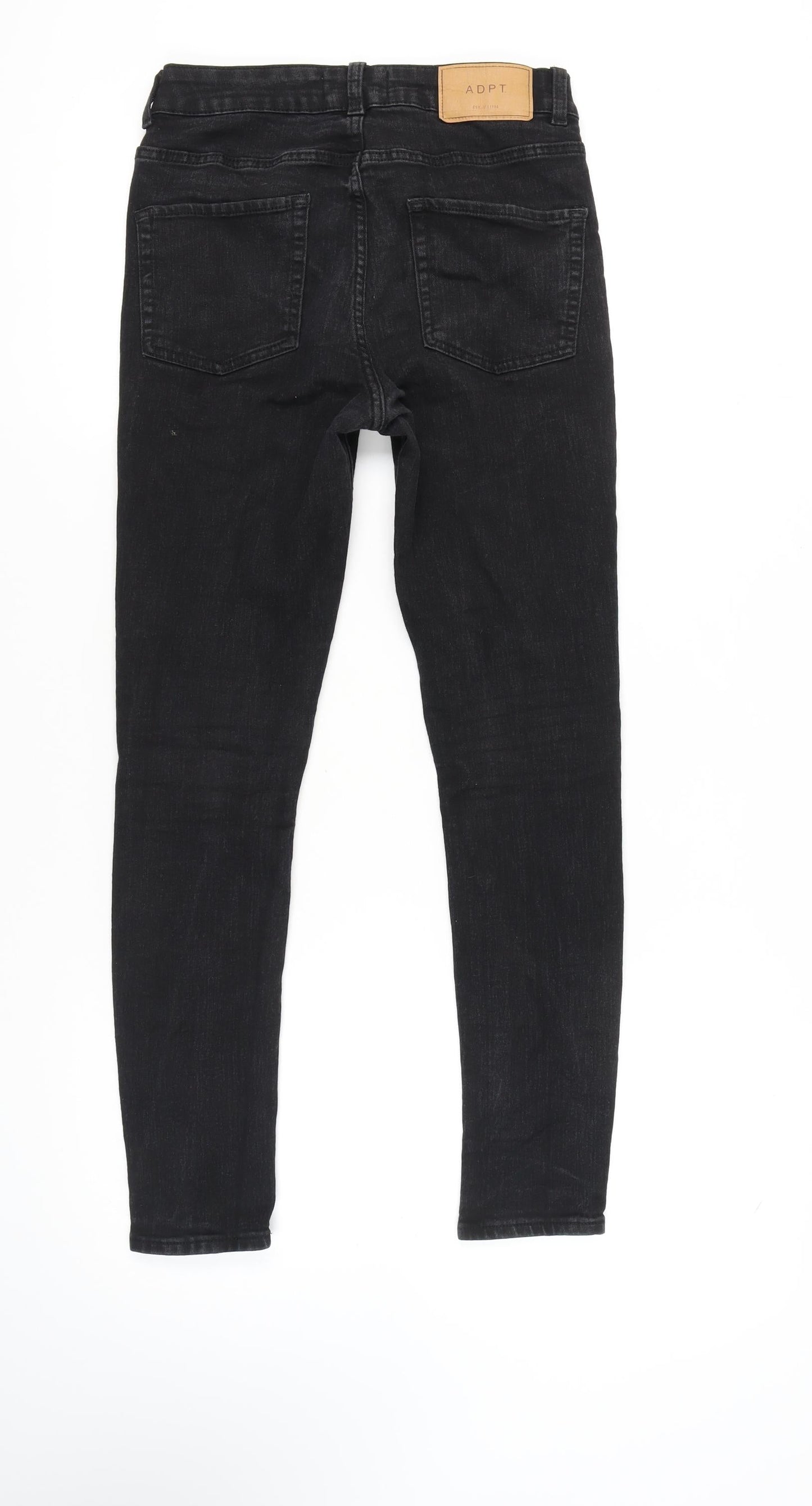 ADPT Women's Skinny Black Jeans M Size with Pockets