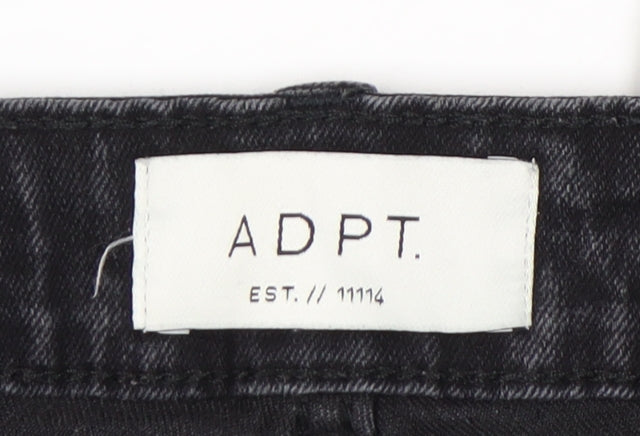 ADPT Women's Skinny Black Jeans M Size with Pockets