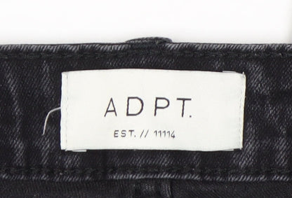 ADPT Women's Skinny Black Jeans M Size with Pockets