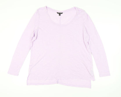 Banana Republic Women's Purple XL Basic T-Shirt