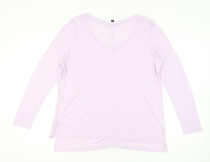 Banana Republic Women's Purple XL Basic T-Shirt