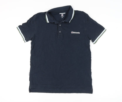 Lambretta Men's Blue Polo Shirt L Casual Style