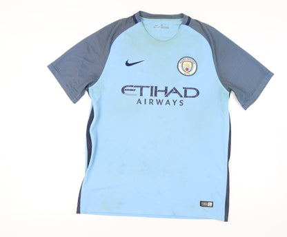 Nike Men's Blue Football Jersey, Size L