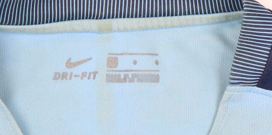 Nike Men's Blue Football Jersey, Size L