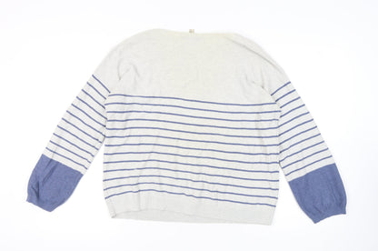 Womens UK Size 2XL Esprit Blue Pullover Jumper