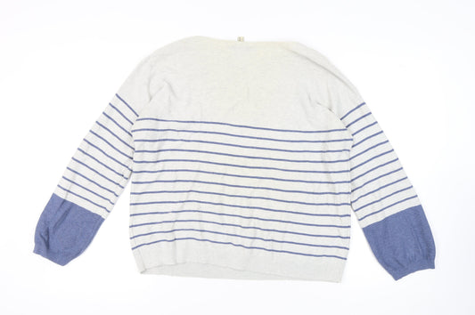 Womens UK Size 2XL Esprit Blue Pullover Jumper