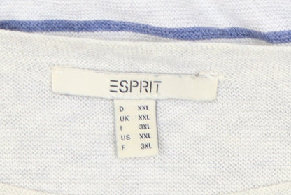 Womens UK Size 2XL Esprit Blue Pullover Jumper