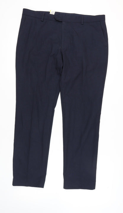 Next Men's Blue Dress Pants Size 38