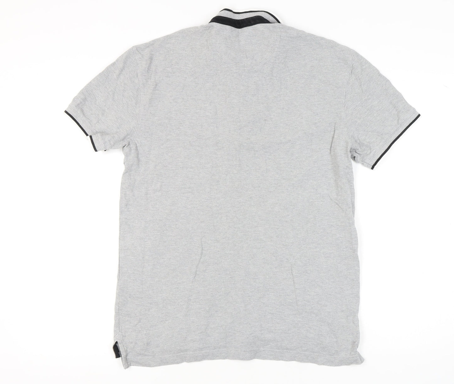 Levi's Men's Grey L Polo Shirt, Short Sleeve, Casual