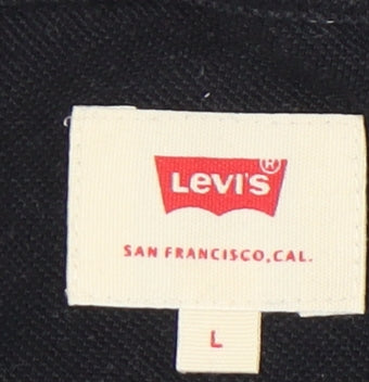 Levi's Men's Grey L Polo Shirt, Short Sleeve, Casual