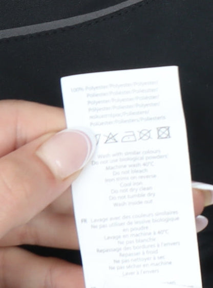 Slazenger Men's Black Track Pants, Size S, Lightweight Sportswear