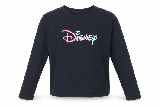 H&M Disney Girls Black Long Sleeve T-Shirt, 11-12 Years