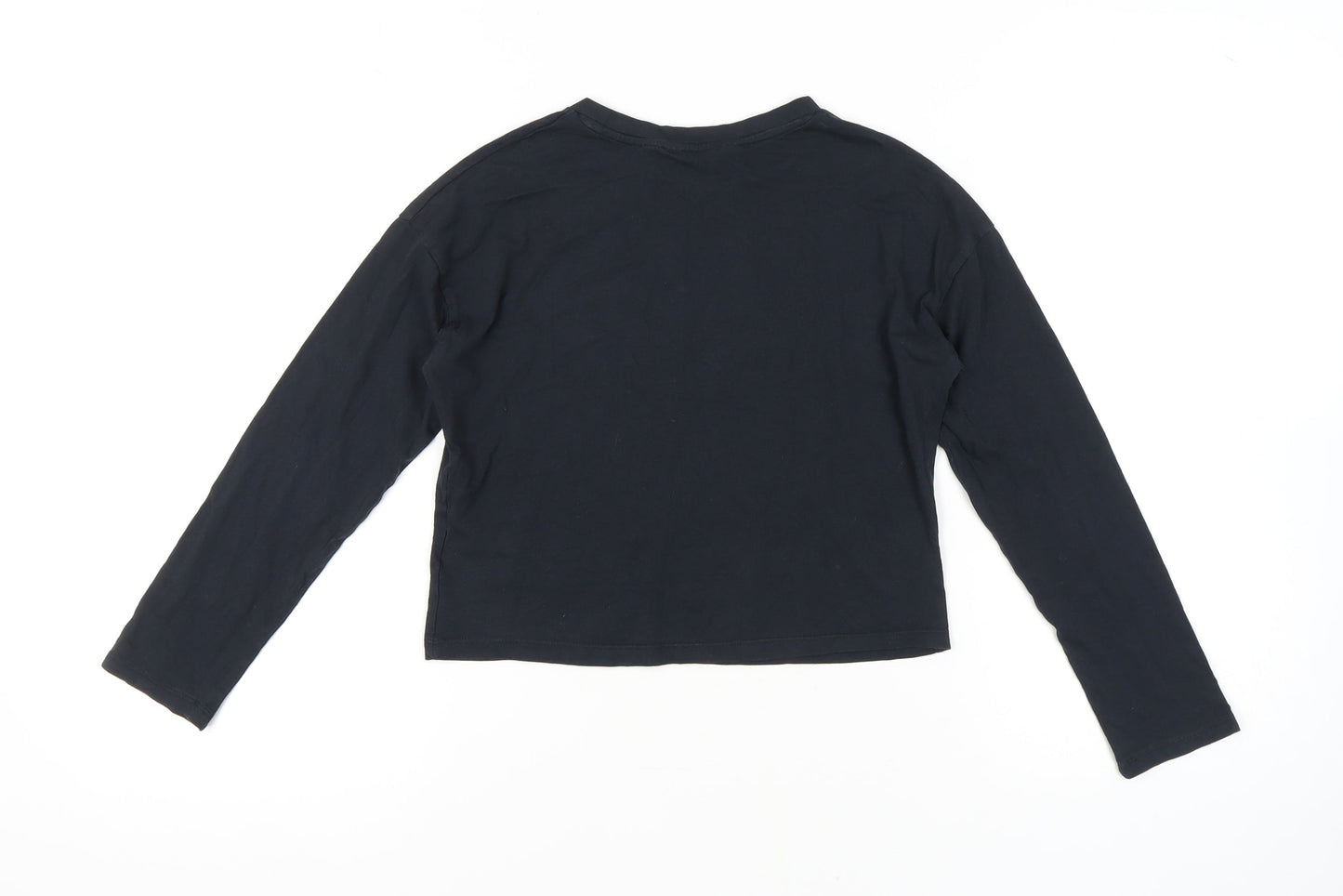H&M Disney Girls Black Long Sleeve T-Shirt, 11-12 Years
