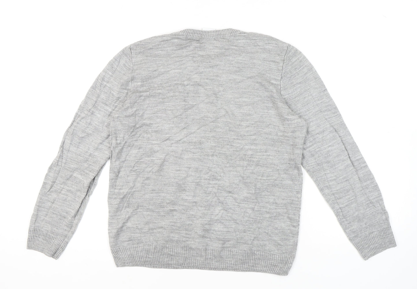 Disney Women's Grey Minnie Mouse Pullover Jumper Size 14