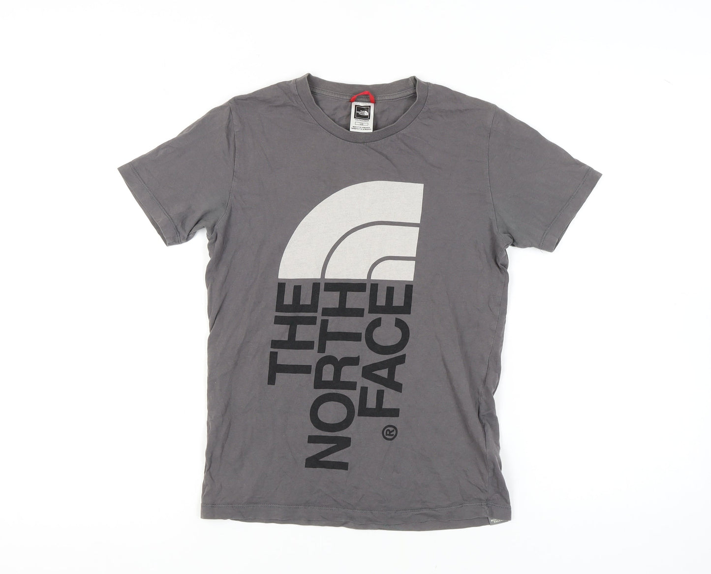 The North Face Boys Grey Logo T-Shirt Size L Casual