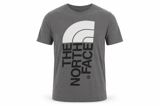 The North Face Boys Grey Logo T-Shirt Size L Casual