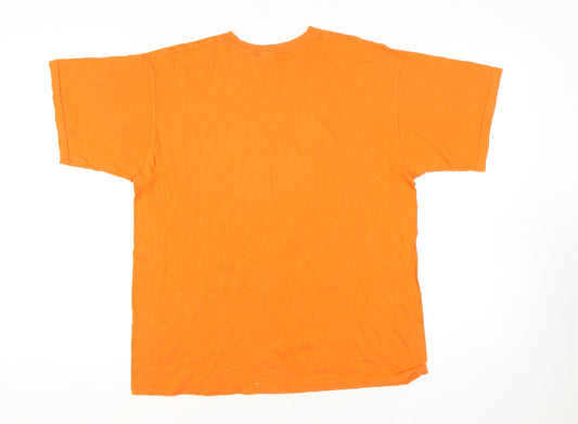 Marvel Men's Hulk Orange XL Graphic T-Shirt