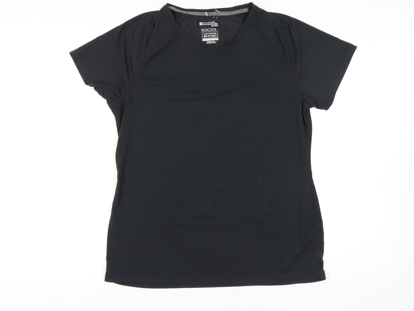 Mountain Warehouse Black Women's T-Shirt Size 16