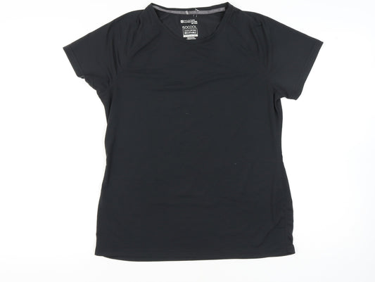 Mountain Warehouse Black Women's T-Shirt Size 16