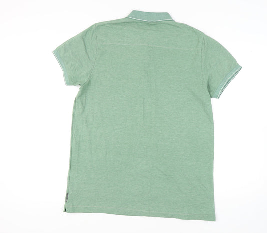 French Connection Men's Green 2XL Polo Shirt