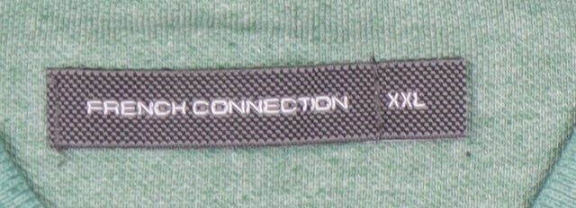 French Connection Men's Green 2XL Polo Shirt