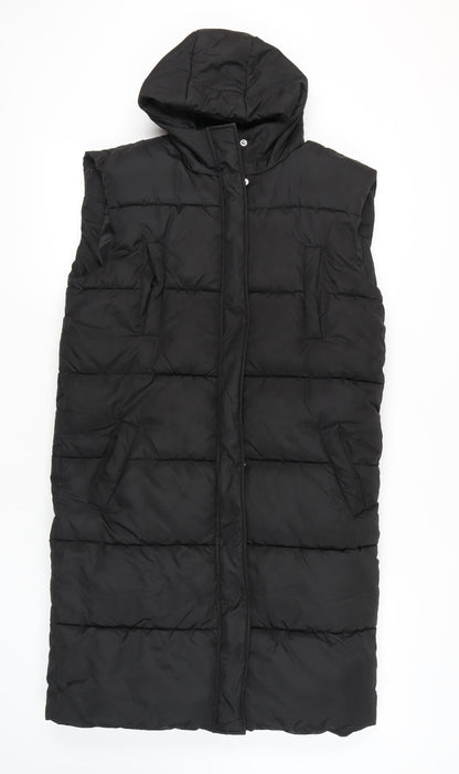 Missguided Black Puffer Jacket Women Size 8