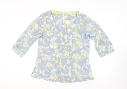 Womens UK Size 14 Plus Marks and Spencer Blue  Blouse