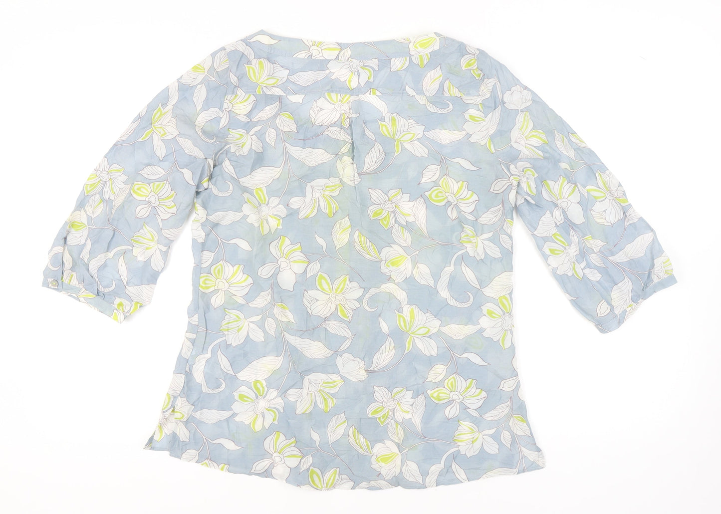 Womens UK Size 14 Plus Marks and Spencer Blue  Blouse