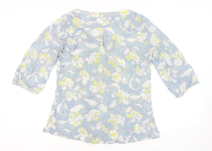 Womens UK Size 14 Plus Marks and Spencer Blue  Blouse