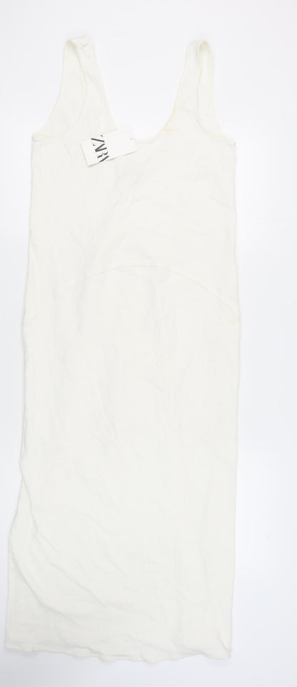 Zara Ivory Women’s Sleeveless Tank Dress - Size S