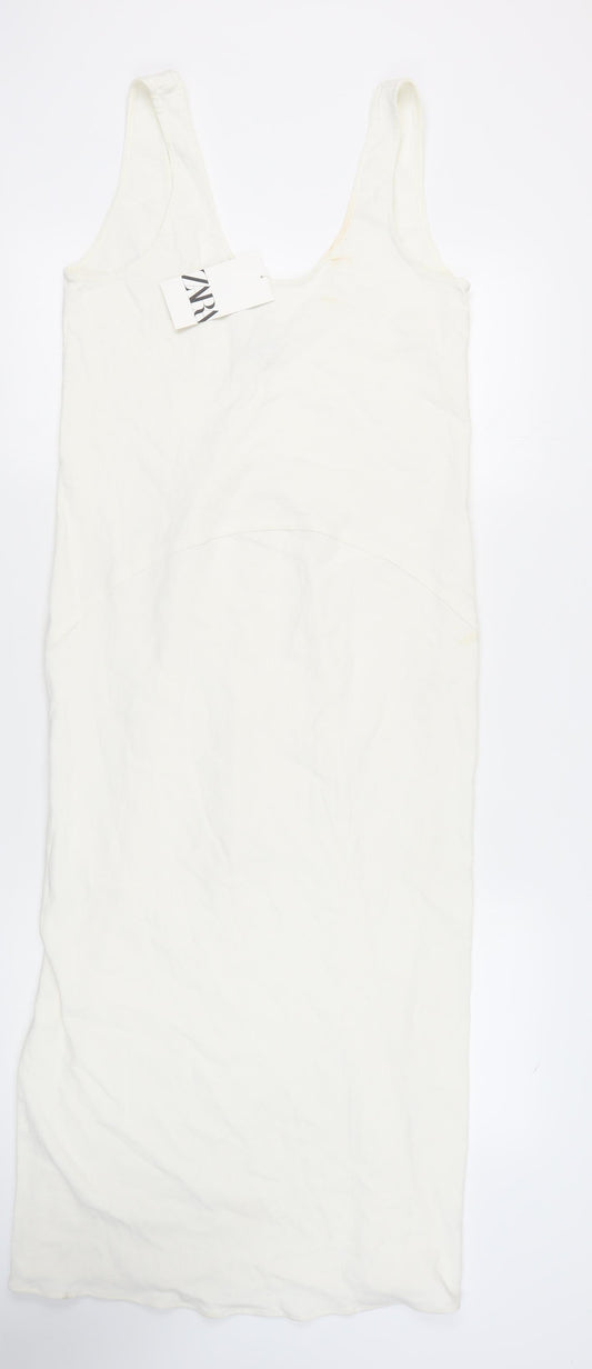 Zara Ivory Women’s Sleeveless Tank Dress - Size S