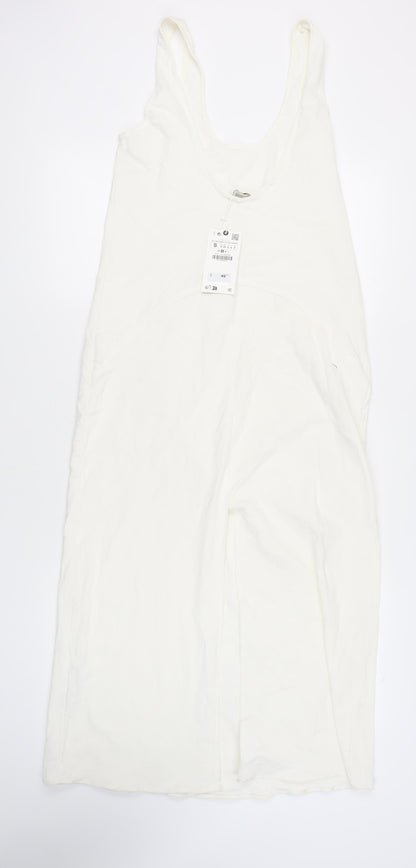 Zara Ivory Women’s Sleeveless Tank Dress - Size S