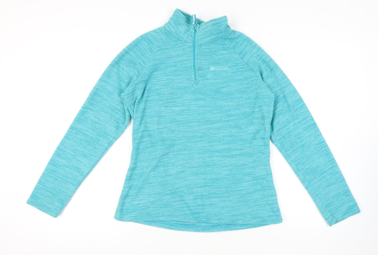 Womens UK Size 12 Mountain Warehouse Blue Full Zip Sweatshirt