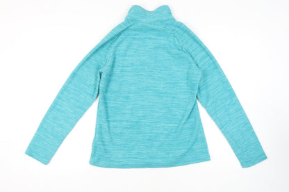 Womens UK Size 12 Mountain Warehouse Blue Full Zip Sweatshirt