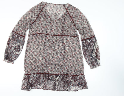 Womens UK Size 16 Marks and Spencer Multicoloured Tunic Blouse