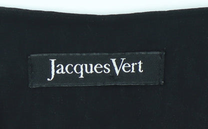 Jacques Vert Women's Black V-Neck Tank Top Size 16