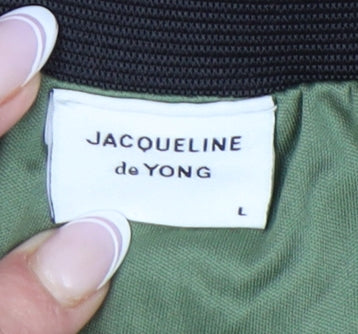 Jacqueline de Yong Women's Green Pleated Midi Skirt L