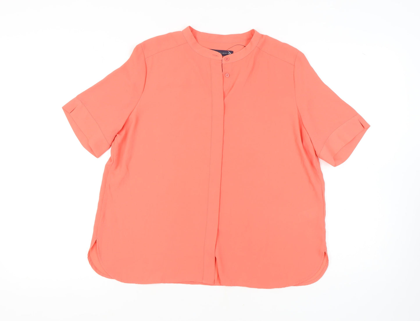 Womens UK Size 14 Marks and Spencer Pink  Blouse