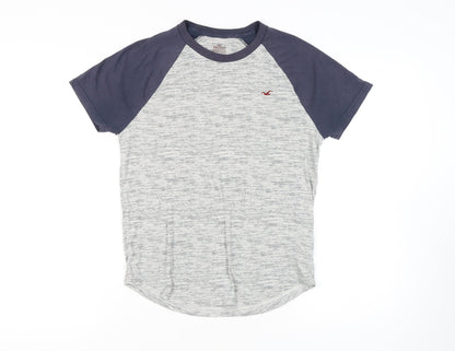 Mens UK Size XS Hollister Grey  T-Shirt