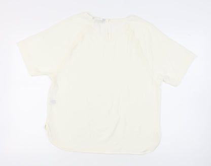M&S Women's Ivory Short Sleeve Raglan Top 14