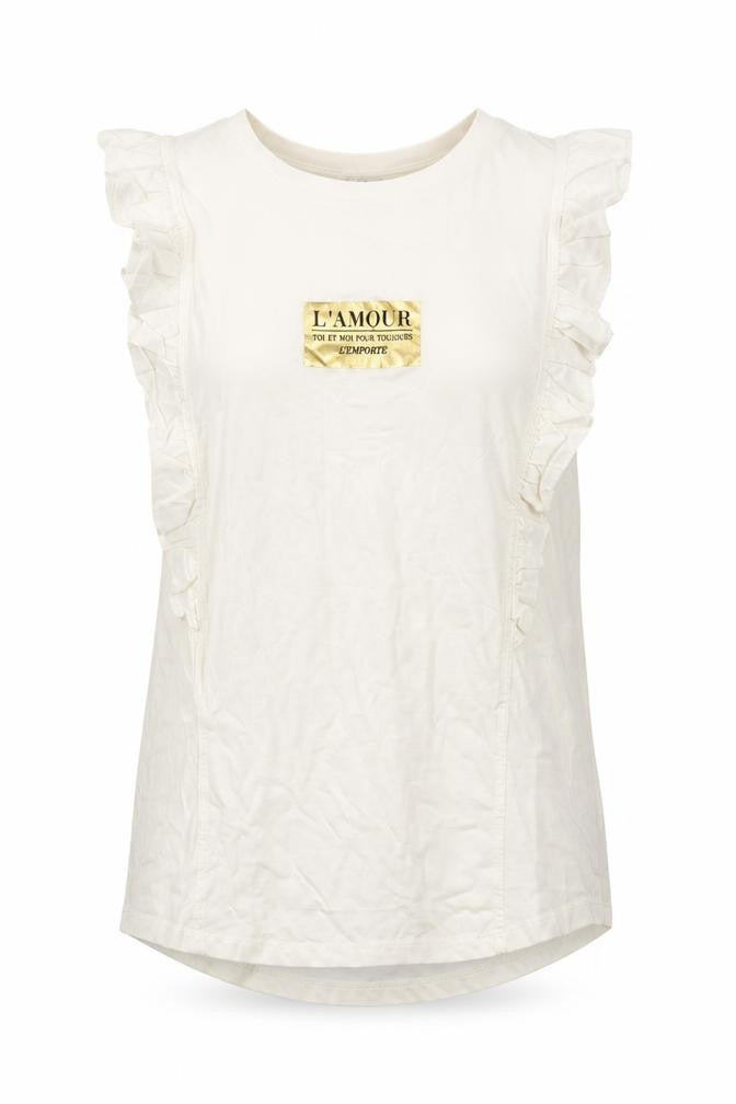 Womens UK Size 6 River Island White  Tank