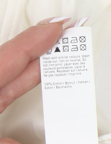 Womens UK Size 6 River Island White  Tank