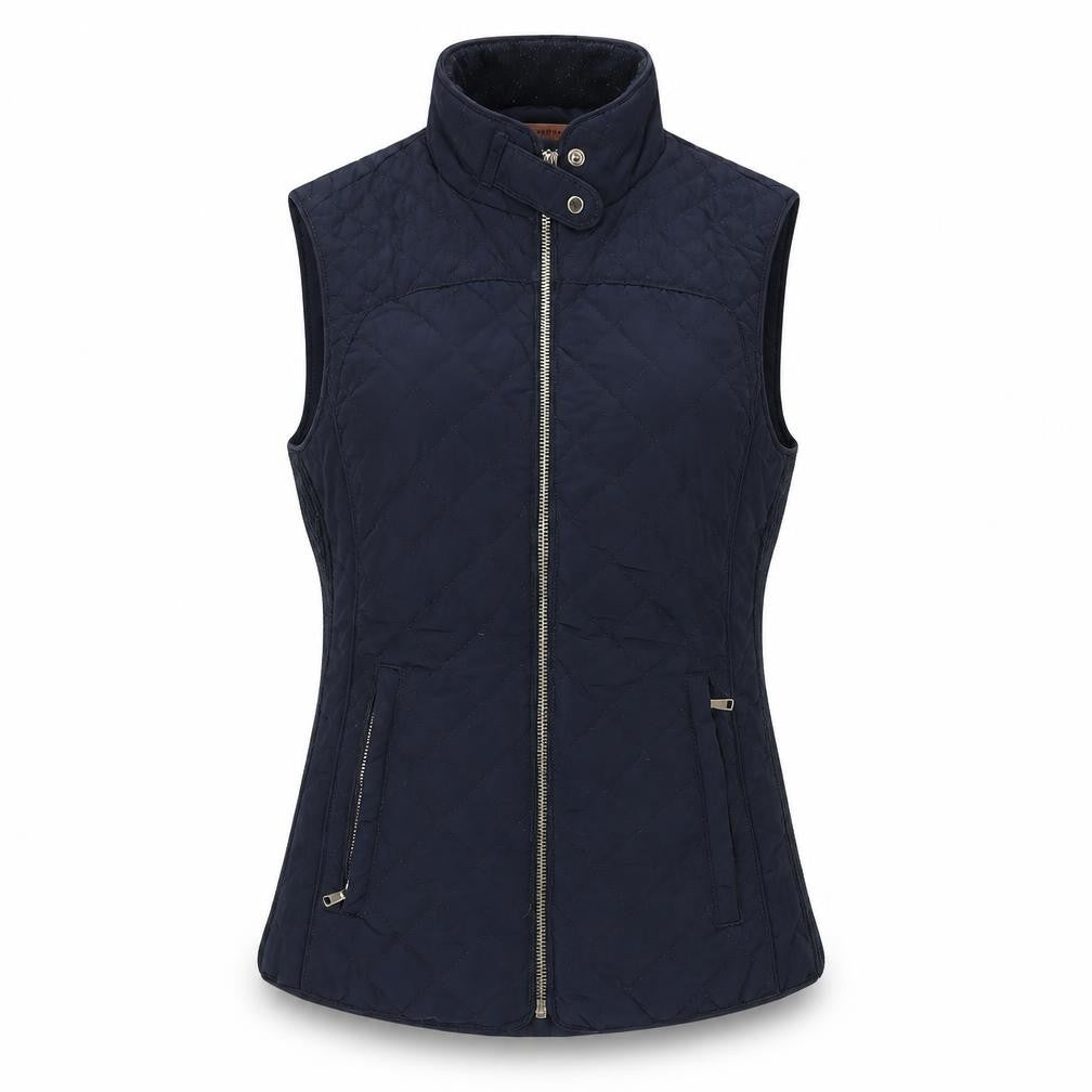 Womens UK Size XS Zara Woman Blue Quilted Coat