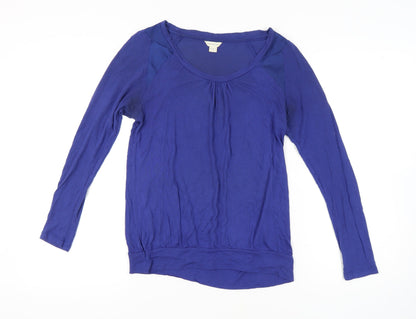 Womens UK Size 12 Monsoon Blue Basic T-Shirt