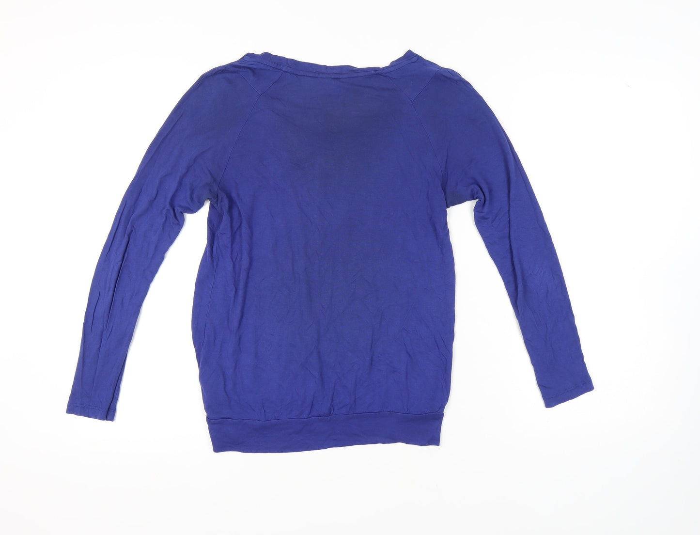 Womens UK Size 12 Monsoon Blue Basic T-Shirt
