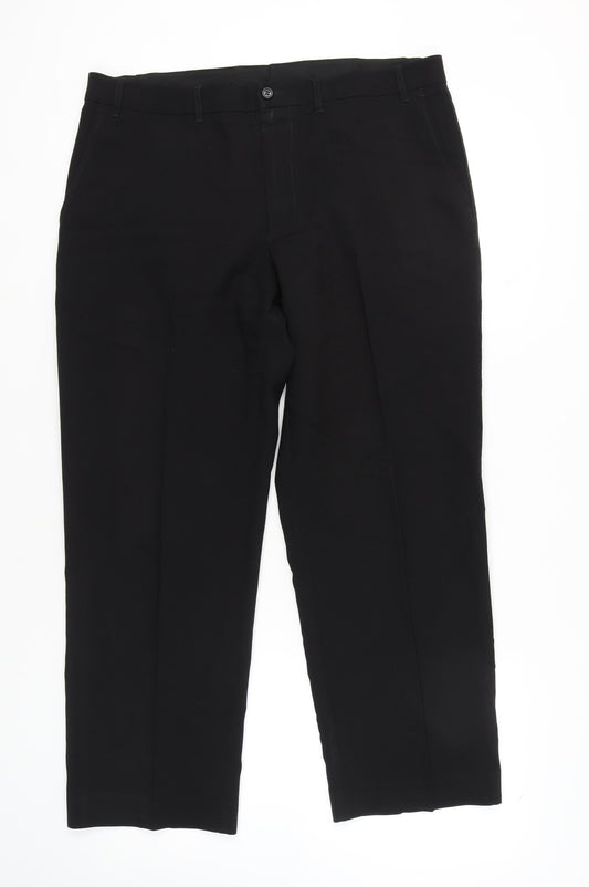 Marks and Spencer Men's Black Trousers 38